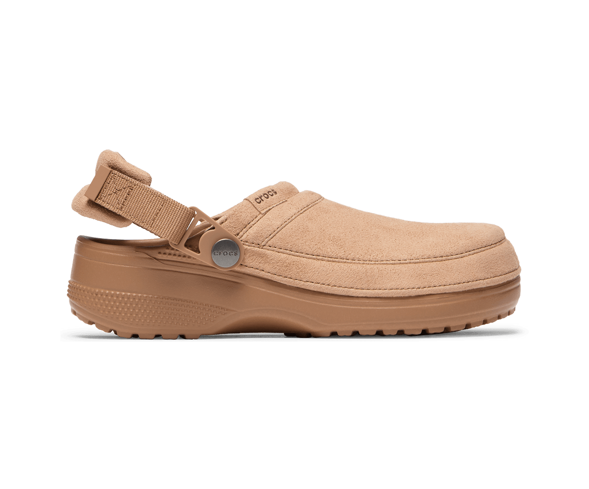 Classic Crafted Vegan Suede Clog - Milk Chocolate