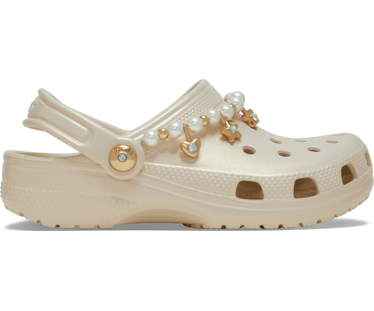Kids' Classic Pearl Bracelet Clog - FrappÃ©