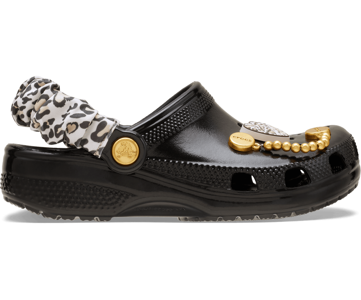 Kids' Classic Sassy Leopard Clog - Black/DulcÃ©