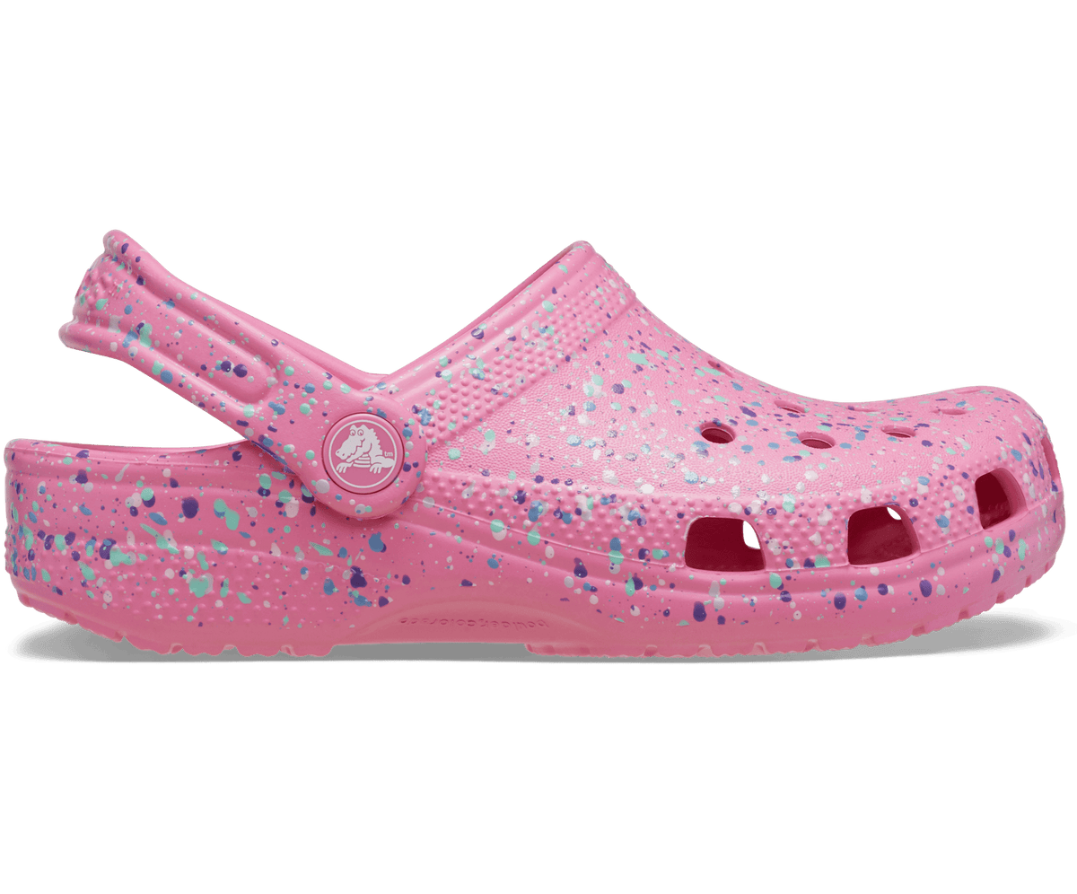 KidsClassic Splatter Paint Clog - Pink Lemonade/Multi